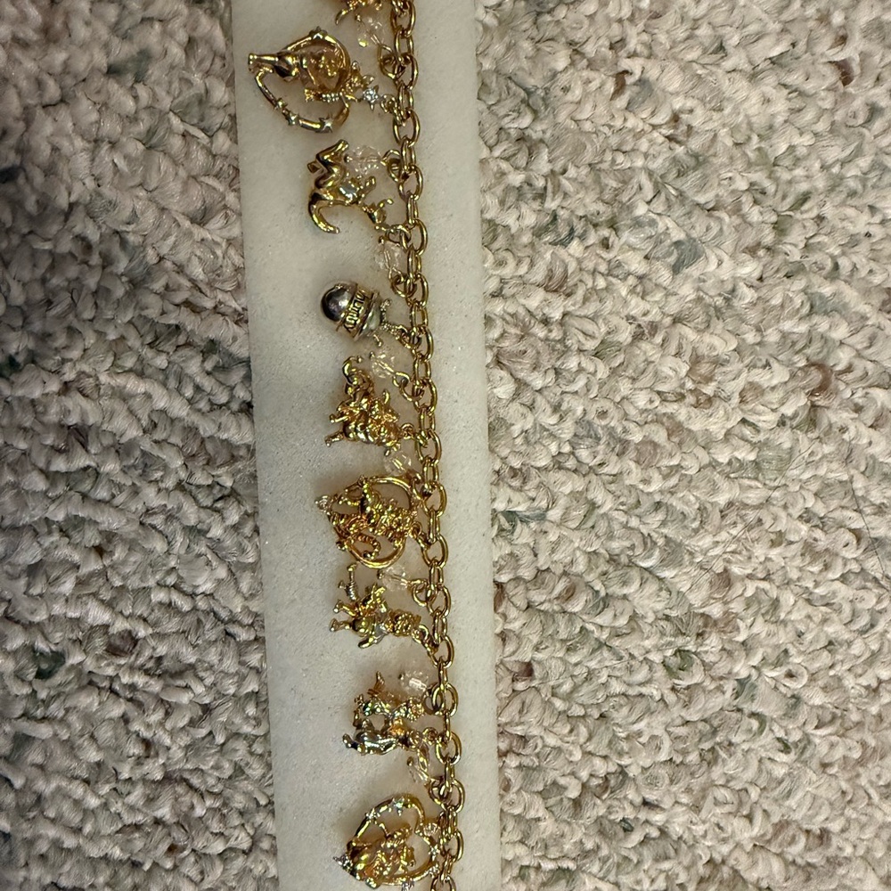 Gold Charm Bracelet